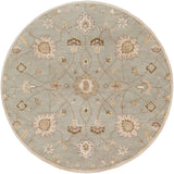 Caesar CAE-1121 4' x 4' Handmade Rug CAE1121-4RD Livabliss Surya