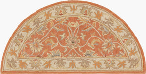 Livabliss Caesar Hand Tufted Wool Area Rug with Traditional Pattern for Living and Dining Rooms Rust, Taupe 2' x 4' CAE1124-24HM