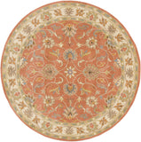 Caesar CAE-1124 4' x 4' Handmade Rug CAE1124-4RD Livabliss Surya