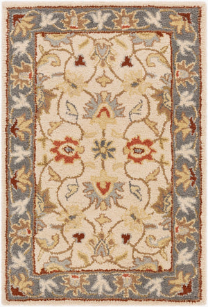 Livabliss Caesar Collection Hand Tufted Wool Area Rug Traditional Pattern for Living Room Dusty Sage, Den 2' x 3' CAE1125-23