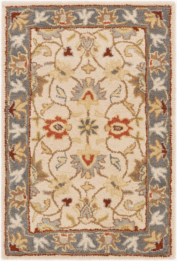 Livabliss Caesar Collection Hand Tufted Wool Area Rug Traditional Pattern for Living Room Dusty Sage, Den 2' x 3' CAE1125-23