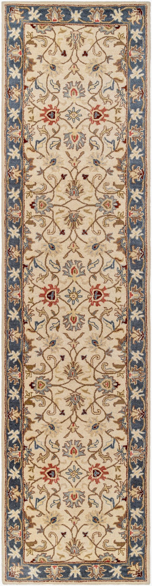 Livabliss Caesar Collection Hand Tufted Wool Area Rug Traditional Pattern for Living Room Dusty Sage, Den 3' x 12' CAE1125-312