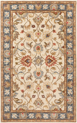 Livabliss Caesar Collection Hand Tufted Wool Area Rug Traditional Pattern for Living Room Dusty Sage, Den 9' x 12' CAE1125-912