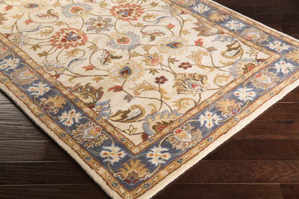 Livabliss Caesar Collection Hand Tufted Wool Area Rug Traditional Pattern for Living Room Dusty Sage, Den 9' x 12' CAE1125-912