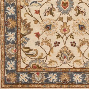 Livabliss Caesar Collection Hand Tufted Wool Area Rug Traditional Pattern for Living Room Dusty Sage, Den 9' x 12' CAE1125-912