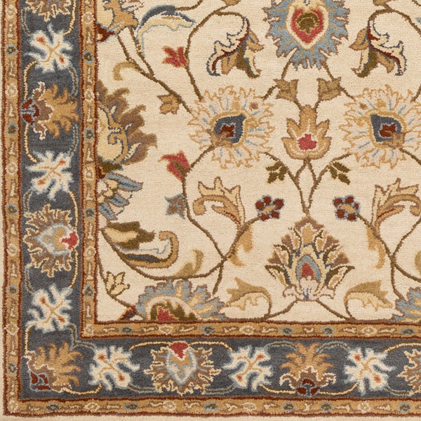 Livabliss Caesar Collection Hand Tufted Wool Area Rug Traditional Pattern for Living Room Dusty Sage, Den 9' x 12' CAE1125-912