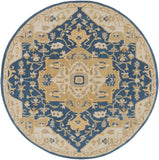 Caesar CAE-1145 4' x 4' Handmade Rug CAE1145-4RD Livabliss Surya