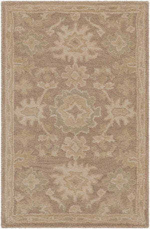 Livabliss Caesar Hand Tufted Wool Area Rug Artisan Crafted for Traditional Living Rooms Dark Brown, Med 2' x 3' CAE1149-23
