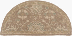 Livabliss Caesar Hand Tufted Wool Area Rug Artisan Crafted for Traditional Living Rooms Dark Brown, Med 2' x 4' CAE1149-24HM