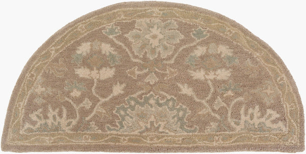 Livabliss Caesar Hand Tufted Wool Area Rug Artisan Crafted for Traditional Living Rooms Dark Brown, Med 2' x 4' CAE1149-24HM