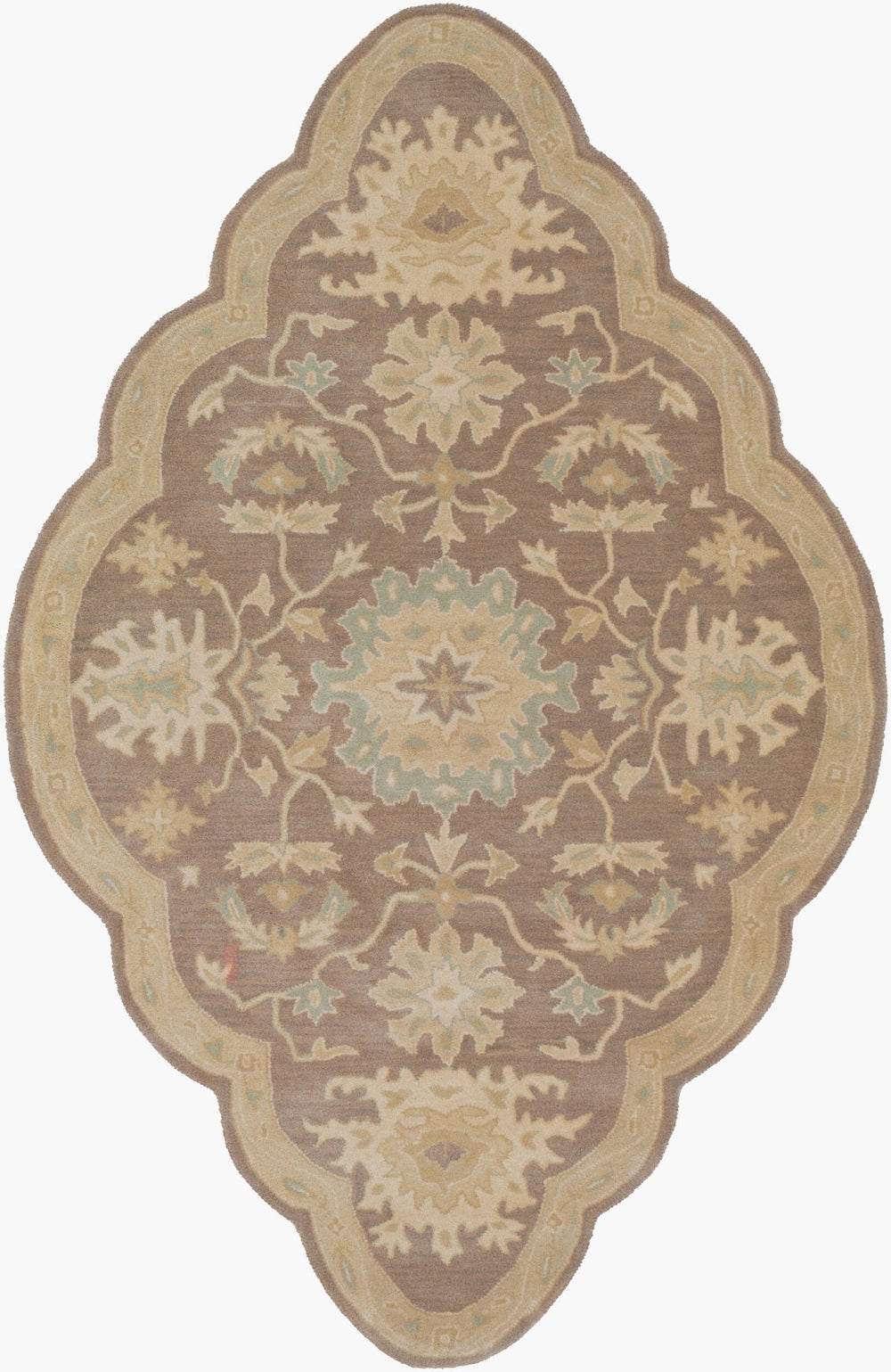 Livabliss Caesar Hand Tufted Wool Area Rug Artisan Crafted for Traditional Living Rooms Dark Brown, Med 12' x 15' CAE1149-1215