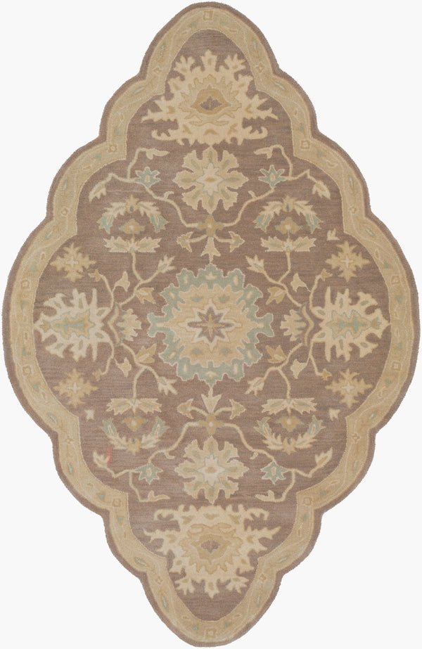Livabliss Caesar Hand Tufted Wool Area Rug Artisan Crafted for Traditional Living Rooms Dark Brown, Med 12' x 15' CAE1149-1215