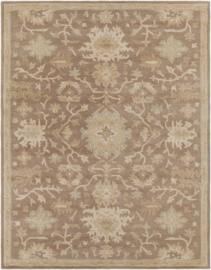 Livabliss Caesar Hand Tufted Wool Area Rug Artisan Crafted for Traditional Living Rooms Dark Brown, Med 7'6" x 9'6" CAE1149-7696