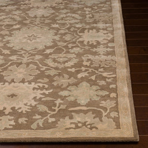 Livabliss Caesar Hand Tufted Wool Area Rug Artisan Crafted for Traditional Living Rooms Dark Brown, Med 12' x 15' CAE1149-1215
