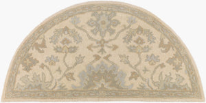 Livabliss Caesar Hand Tufted Wool Area Rug Traditional Pattern for Living Room or Dining Light Beige, Pa 2' x 4' CAE1161-24HM