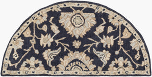 Livabliss Caesar Hand-tufted Wool Area Rug with Traditional Pattern for Large Living Spaces Ink Blue, Light 2' x 4' CAE1164-24HM