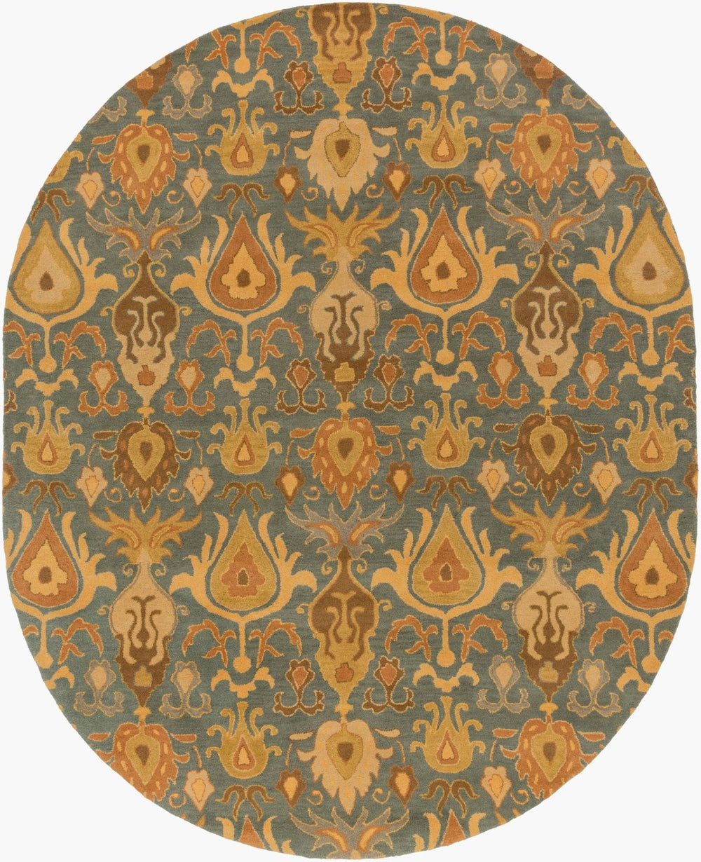 Surya Caesar Hand Tufted Wool Area Rug Traditional Motifs for Living Dining Bedroom CAE1165-810OV