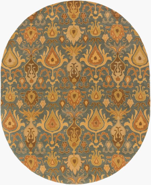 Surya Caesar Hand Tufted Wool Area Rug Traditional Motifs for Living Dining Bedroom CAE1165-810OV
