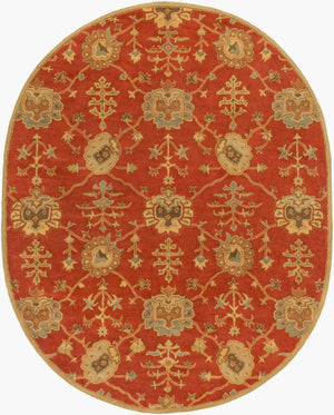 Surya Caesar 12' X 15' Handcrafted Wool Rug - Timeless Elegance, Comfort, And Sophistication For Your Home Burnt Orange Wool Cae1169-810ov