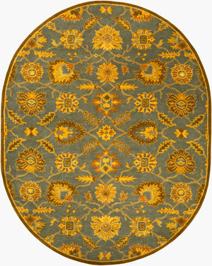 Surya Caesar 12' X 15' Handcrafted Wool Rug - Timeless Elegance, Comfort, And Sophistication For Your Home Deep Teal Wool Cae1186-810ov