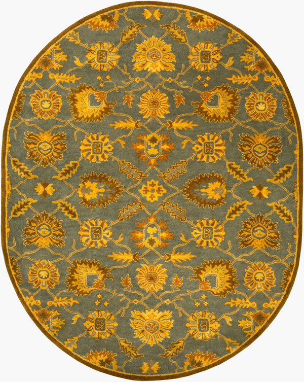 Surya Caesar 12' X 15' Handcrafted Wool Rug - Timeless Elegance, Comfort, And Sophistication For Your Home Deep Teal Wool Cae1186-810ov