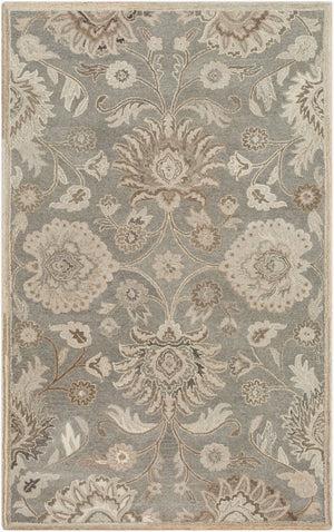 Livabliss Caesar Hand Tufted Wool Area Rug Traditional Motifs for Formal Living Dining Bedroom Olive, Ivory 9' x 12' CAE1195-912