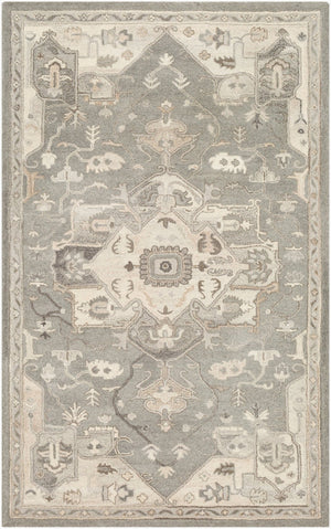 Livabliss Caesar Hand Tufted Wool Area Rug Traditional Pattern for Large Living Spaces Taupe, Tan 9' x 12' CAE1196-912