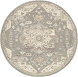 Caesar CAE-1196 4' x 4' Handmade Rug CAE1196-4RD Livabliss Surya