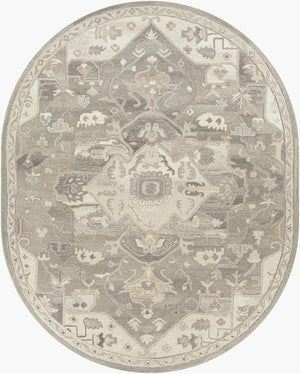 Livabliss Caesar Hand Tufted Wool Area Rug Traditional Pattern for Large Living Spaces Taupe, Tan 8' x 10' CAE1196-810OV