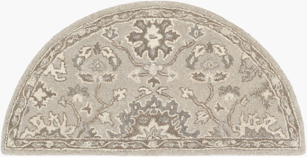 Livabliss Caesar Hand Tufted Wool Area Rug Traditional Style for Living Room or Dining Space Taupe, Charcoal 2' x 4' CAE1197-24HM