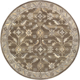 Caesar CAE-1200 4' x 4' Handmade Rug CAE1200-4RD Livabliss Surya