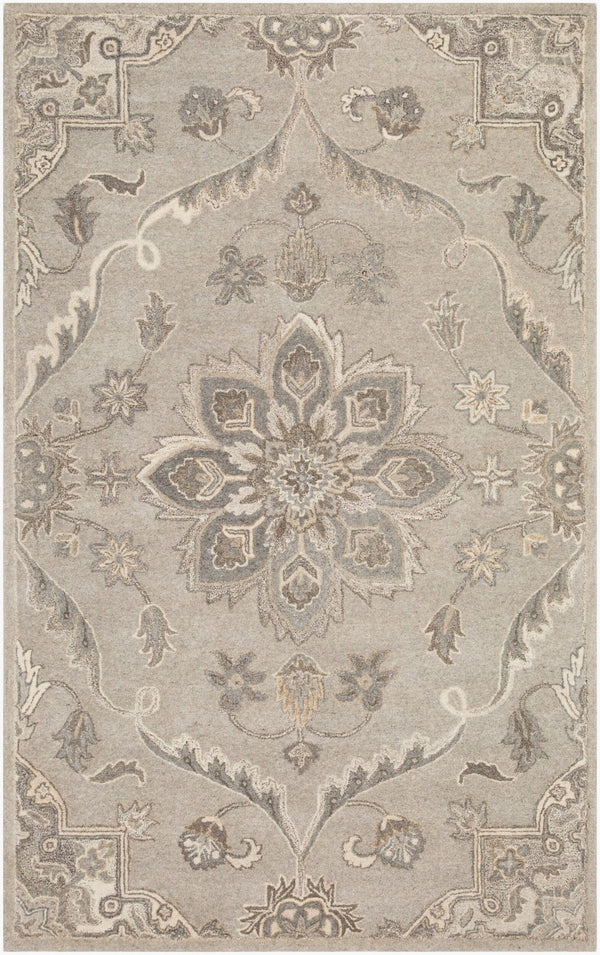 Livabliss Caesar Hand Tufted Wool Area Rug Traditional Persian Pattern for Living Room Floors Taupe, Light Be 12' x 15' CAE1201-1215