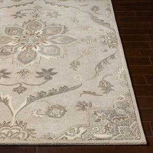 Livabliss Caesar Hand Tufted Wool Area Rug Traditional Persian Pattern for Living Room Floors Taupe, Light Be 12' x 15' CAE1201-1215