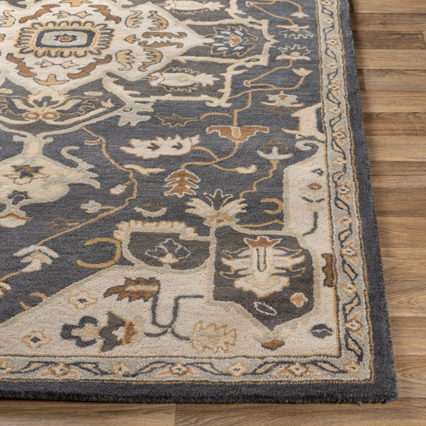 Livabliss Caesar Hand Tufted Wool Accent Rug Traditional Pattern for Entryway or Bedroom CAE1216-23