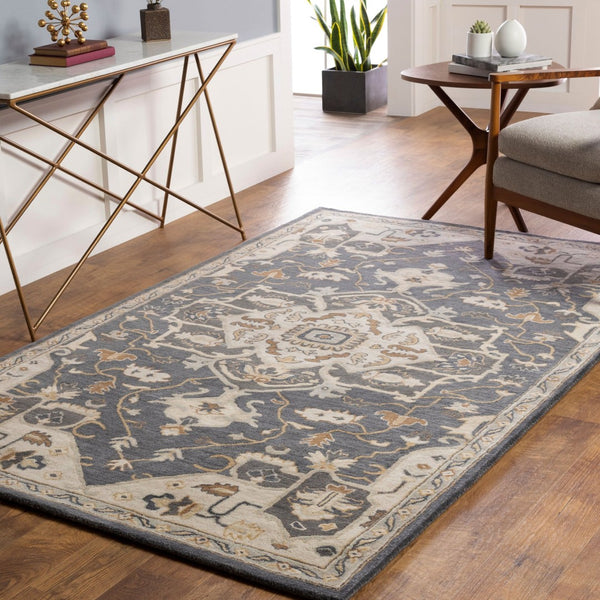 Livabliss Caesar Hand Tufted Wool Accent Rug Traditional Pattern for Entryway or Bedroom CAE1216-23