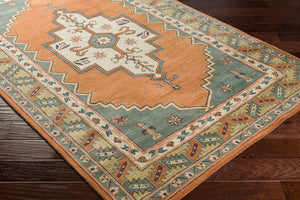 Surya Caesar Hand Tufted Wool Accent Rug Traditional Pattern for Entryway or Bedside CAE1221-23