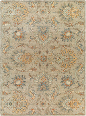 Livabliss Caesar Hand Tufted Wool Area Rug Traditional Style for Living Room or Dining Space Medium Gray, Sl 8' x 11' CAE1227-811
