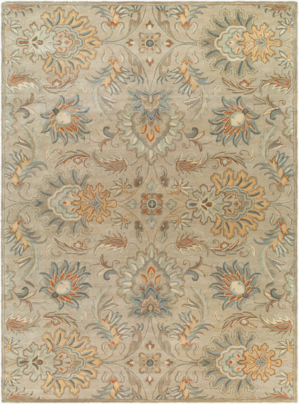 Livabliss Caesar Hand Tufted Wool Area Rug Traditional Style for Living Room or Dining Space Medium Gray, Sl 8' x 11' CAE1227-811