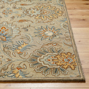 Livabliss Caesar Hand Tufted Wool Area Rug Traditional Style for Living Room or Dining Space Medium Gray, Sl 9' x 12' CAE1227-912