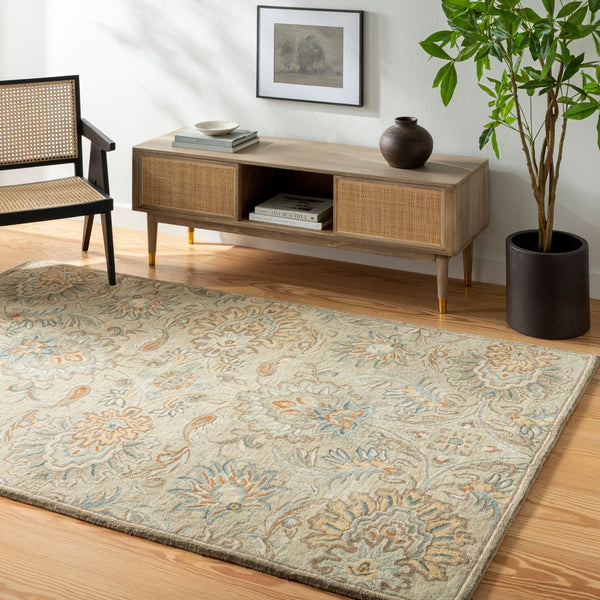Livabliss Caesar Hand Tufted Wool Area Rug Traditional Style for Living Room or Dining Space Medium Gray, Sl 9' x 12' CAE1227-912