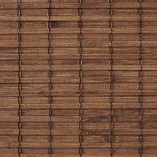 English Elm Bamboo Light Filtering Roman Shade 64"L - Eco-Friendly, Privacy Enhancing, Easy Install Window Treatment B035129696