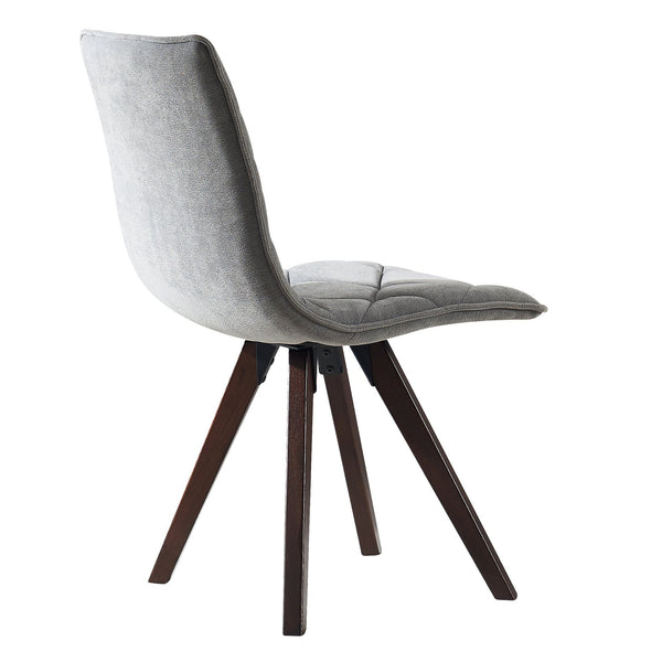 English Elm Dining Chairs Set of 2 Scandinavian Oak Leg Upholstered Seats for Modern Interiors W5630P456175