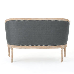 English Elm Chair Chesterfield Loveseat with Tufted Diamond Upholstery Nailhead Trim Birch Frame 60925.00