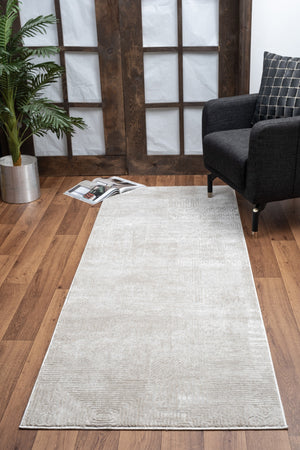 English Elm Elegance Ivory And Beige Area Rug 7'10" X 10'3" - Soft, Durable, Pet-Friendly For Every Home B186P181052