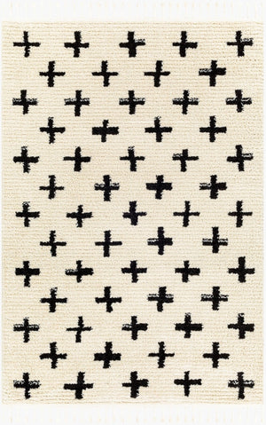 Livabliss Casablanca High Pile Shag Area Rug Turkish Woven Polyester for Large Living Rooms CAG2303-9212