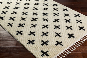 Livabliss Casablanca High Pile Shag Area Rug Turkish Woven Polyester for Large Living Rooms CAG2303-9212
