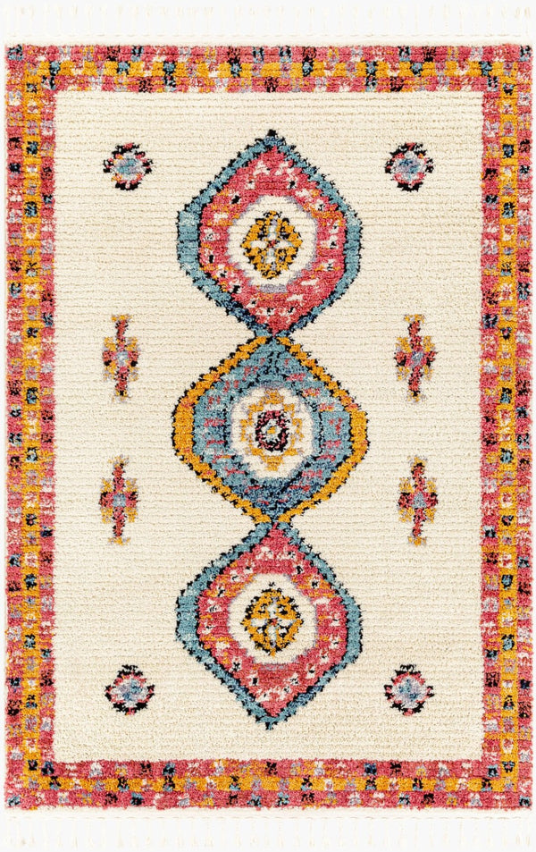 Livabliss Casablanca High Pile Shag Area Rug Plush Polyester Weave for Living Room Bedroom CAG2306-9212