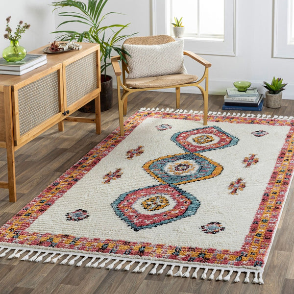 Livabliss Casablanca High Pile Shag Area Rug Plush Polyester Weave for Living Room Bedroom CAG2306-9212