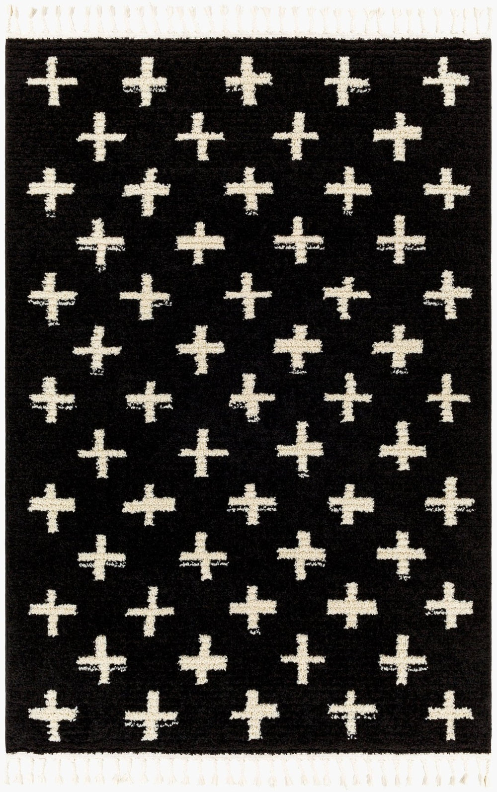 Livabliss Casablanca High Pile Shag Area Rug Soft Polyester Weave for Living Room Bedroom CAG2308-9212