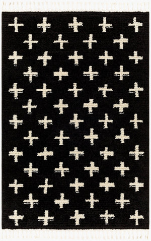 Livabliss Casablanca High Pile Shag Area Rug Soft Polyester Weave for Living Room Bedroom CAG2308-9212